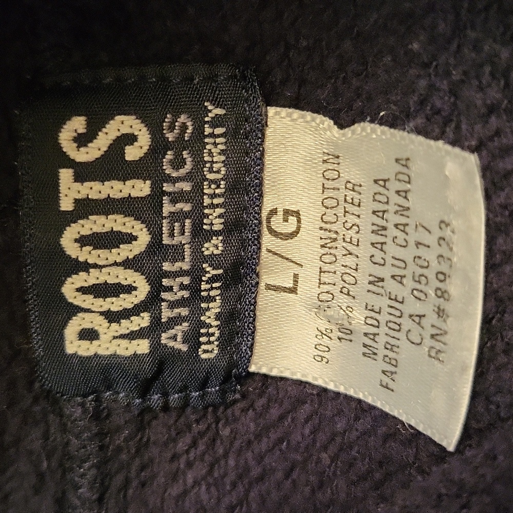Roots navy pullover hoodie - Picture 4 of 5